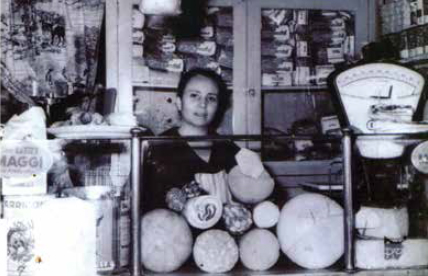 Graziellas salumeria grocery store on the main square of Adrano in the late - photo 7