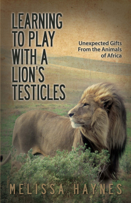 Haynes - Learning to play with a lions testicles : unexpected gifts from the animals of Africa