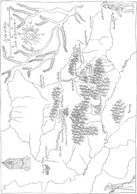 Map of the Vilcabamba the region in which Hiram Bingham searched for the last - photo 3