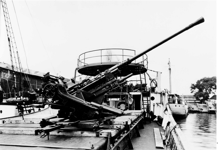 A rare photograph of invasion barges exercising off St Malo The comparatively - photo 11