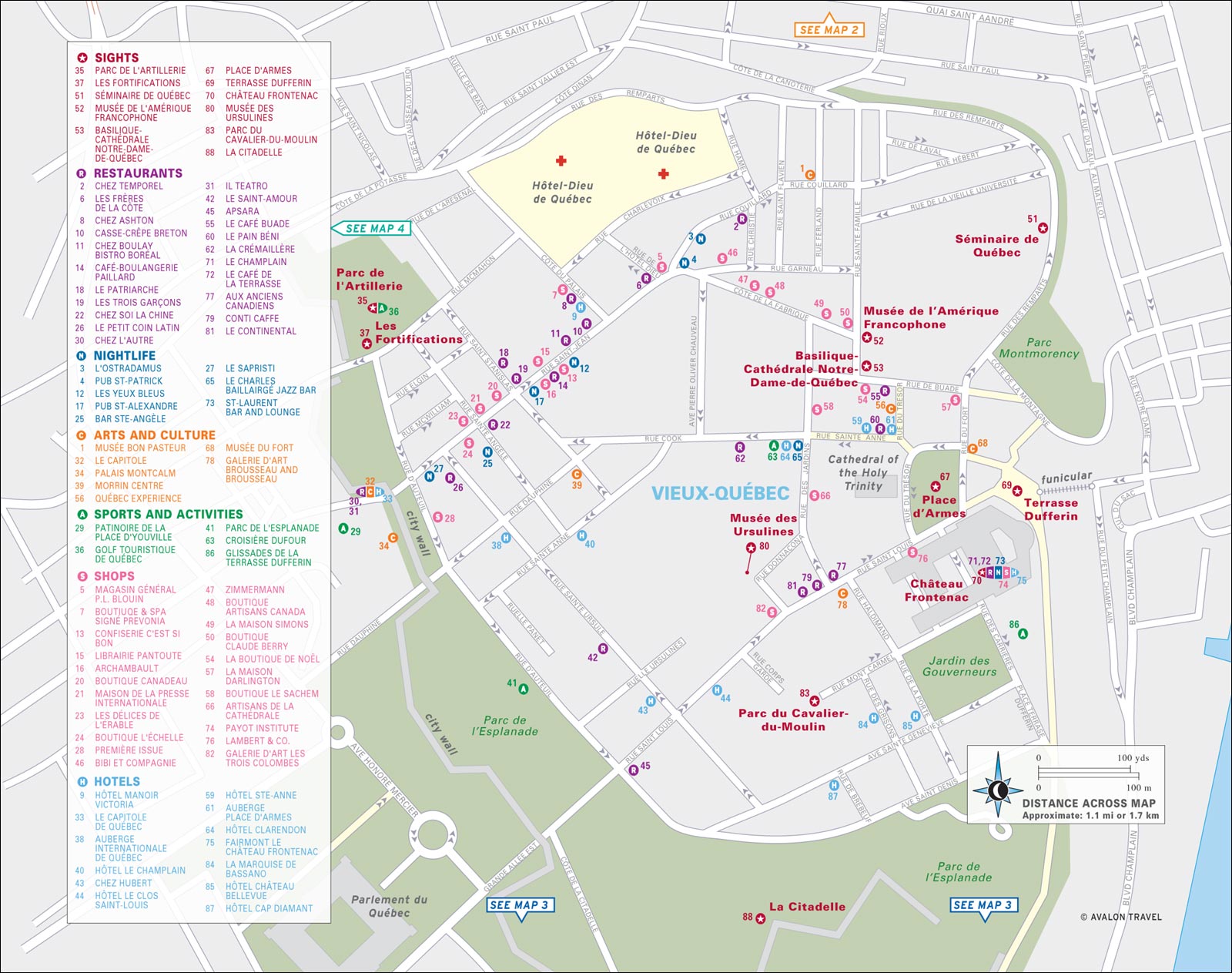 Map 2 Vieux-Qubecs Lower Town map halves follow - photo 4