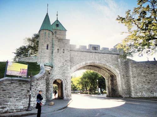 the entrance into Vieux-Qubecs Upper Town Vieux-Qubecs Lower Town The stone - photo 22