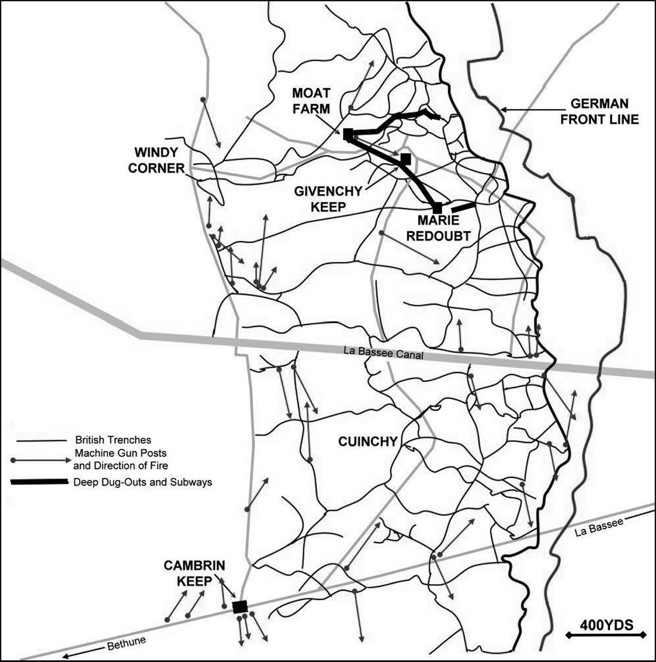 Map 6 Givenchy Defences1918 Battle of the Lys Map 7 Areas of - photo 7