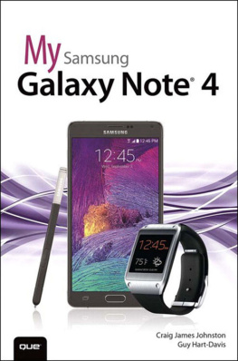 Johnston Craig James - My Samsung Galaxy Note 4