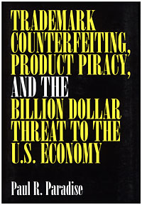 title Trademark Counterfeiting Product Piracy and the Billion Dollar - photo 1