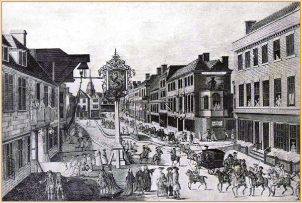 An engraving of High Street Chelmsford England c mid-1700s by J Ryland - photo 6