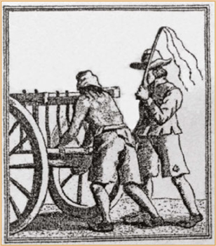 An illustration depicting a Quaker persecution in England c late 1600s - photo 7