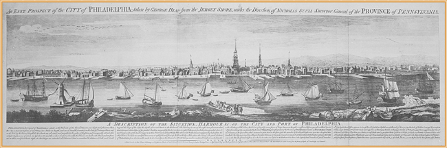 A view of Philadelphia from the New Jersey shore 1768 AT HOME IN THE LAND - photo 9