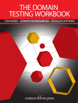 Kaner Cem - The domain testing workbook