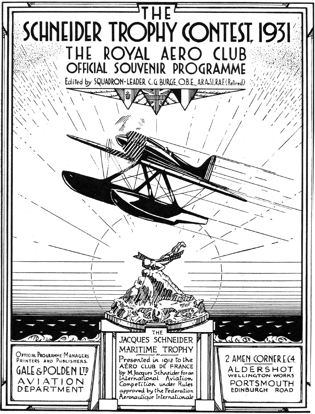 A Schneider Trophy race programme from 1931 Assembling the wings of the - photo 5