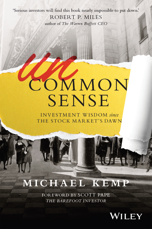 Uncommon sense investment wisdom since the stock markets dawn - image 1