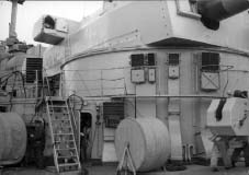 Bismarck C turret barbette details On the far right is the breech of a - photo 14