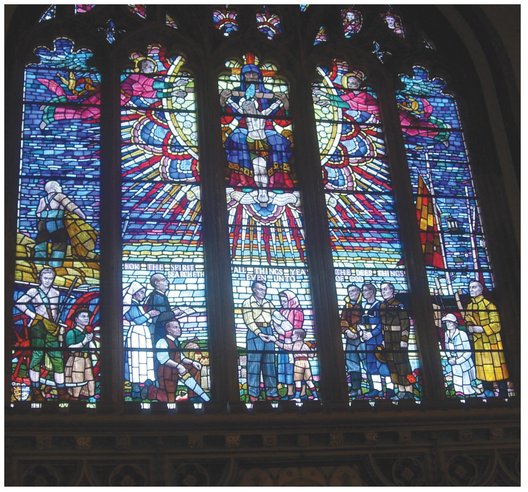 1a The stained glass window in St Clements Church Old Town Hastings was - photo 2