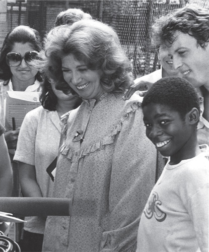 Beverly Sills on location in East Harlem for the Salsa episode of Skyline with - photo 2