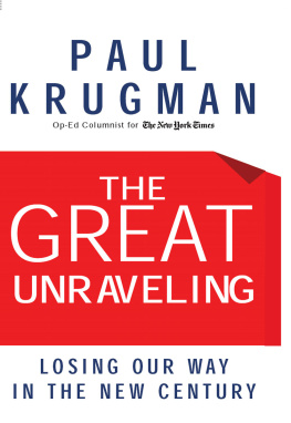 Greenspan Alan The great unraveling : losing our way in the new century