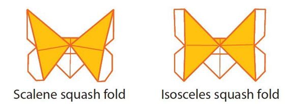 Scalene squash fold Forms an asymmetrical trianglewith no congruent edges - photo 7